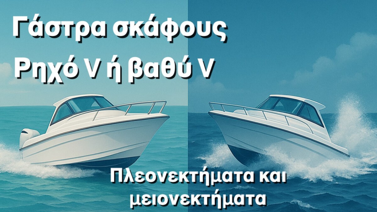 Γάστρα Σκάφους: Πότε Επιλέγεις Ρηχή ή Βαθιά Γάστρα στο Σκάφος